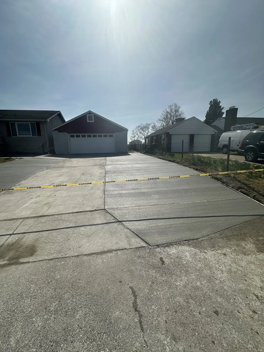 Concrete driveway installation by Actaeon in Maryland
